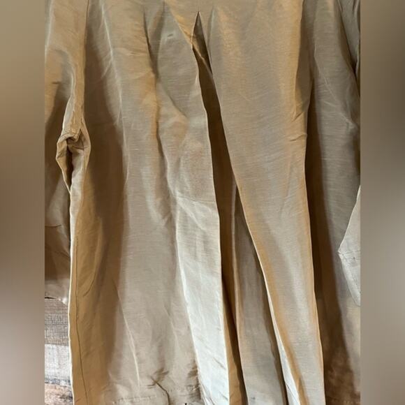 Lafayette 148 New York Tan Jacket With Belt Size 2 - Picture 11 of 14